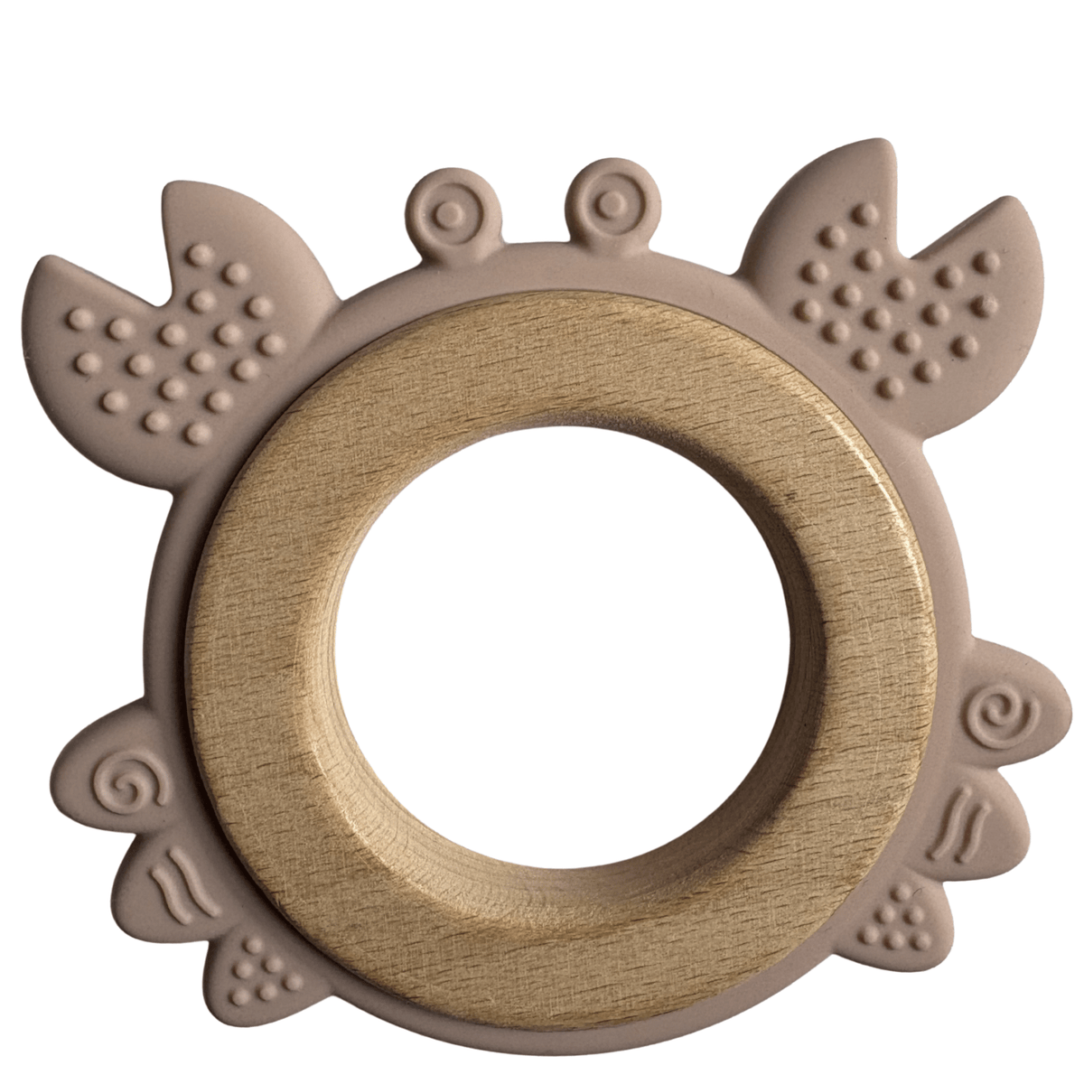 Anneau de dentition grignoteuse bébé - Crabe