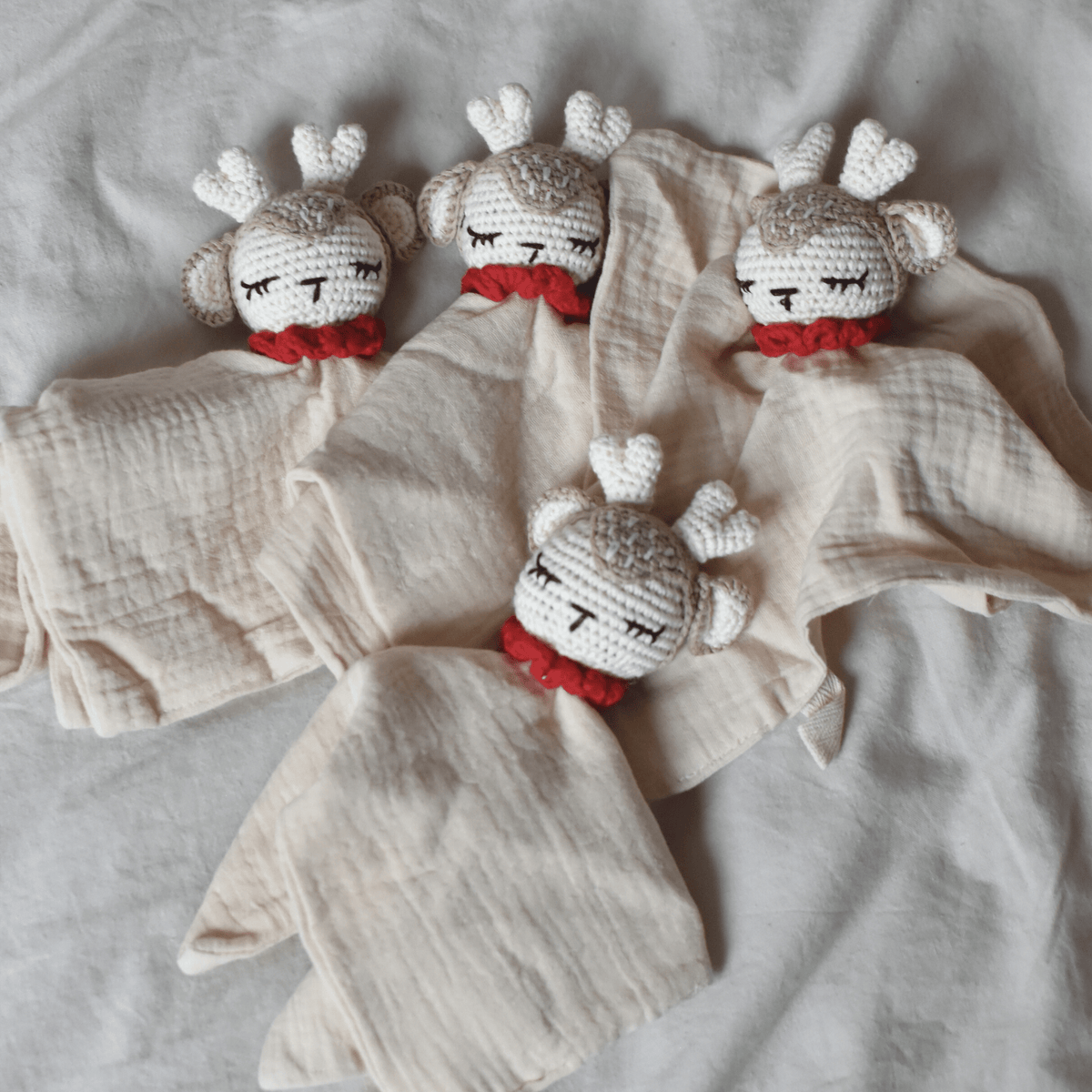 Doudou cerf - personnalisable 🎄