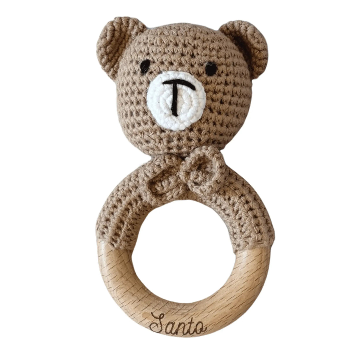 Hochet crochet Ourson
