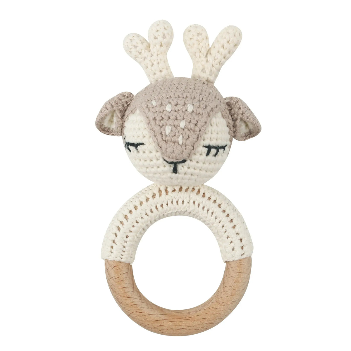 Hochet crochet faon