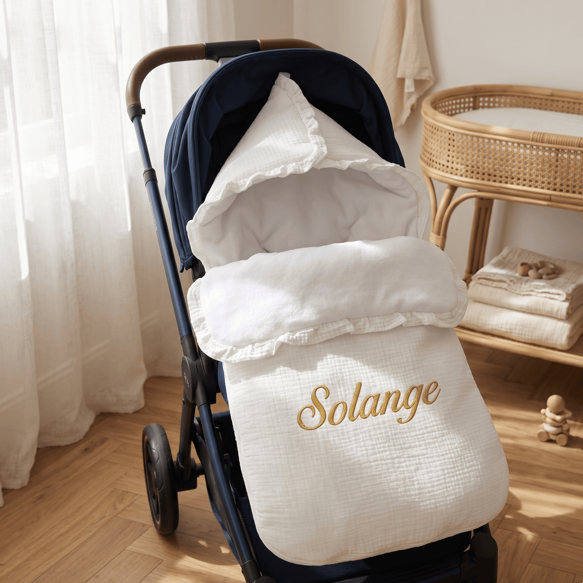 Nid d’ange bébé personnalisé - Douceur & Élégance