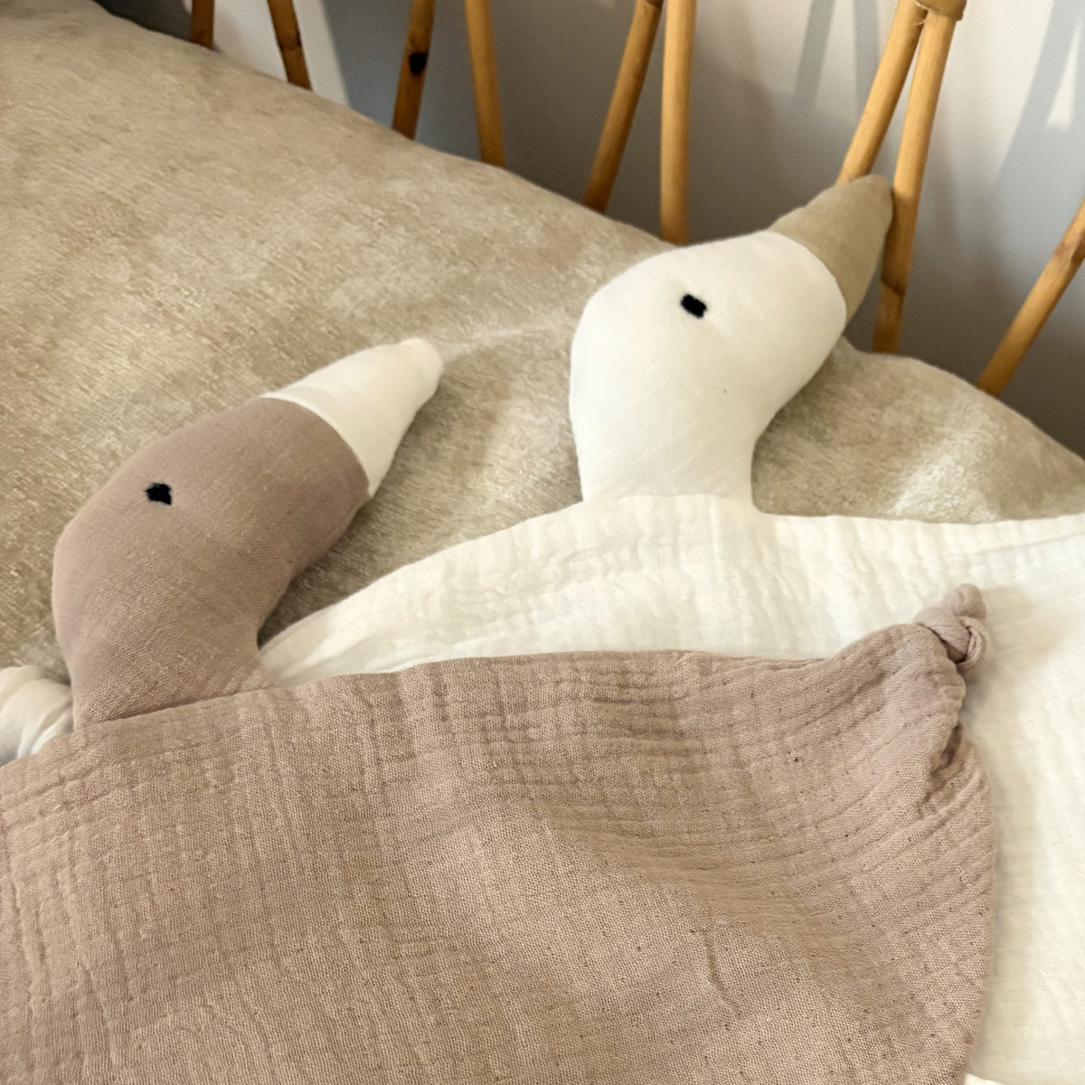 Mon Premier Doudou Oie Plat