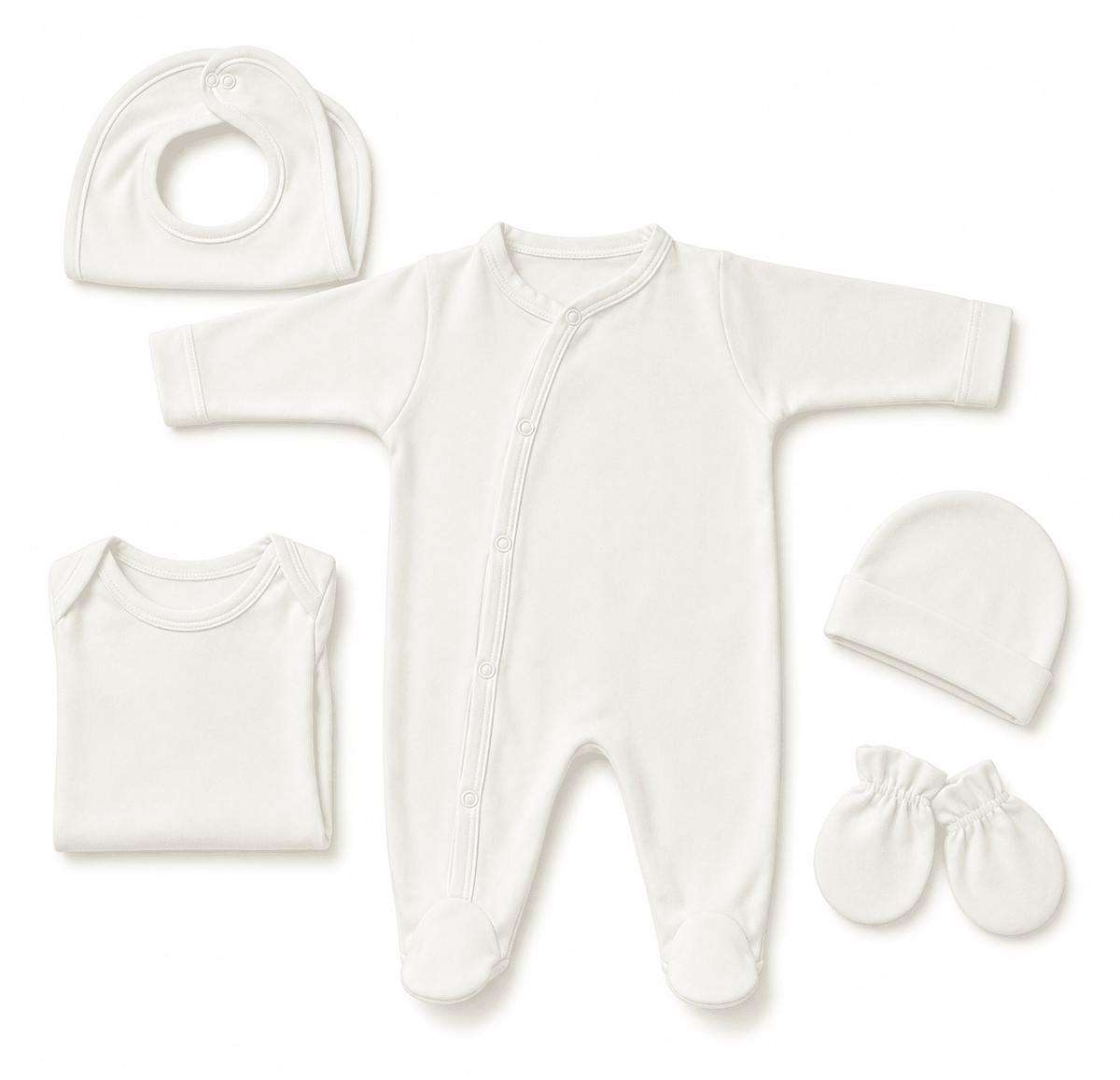 Ensemble Pyjama bébé en coton - 5 pièces