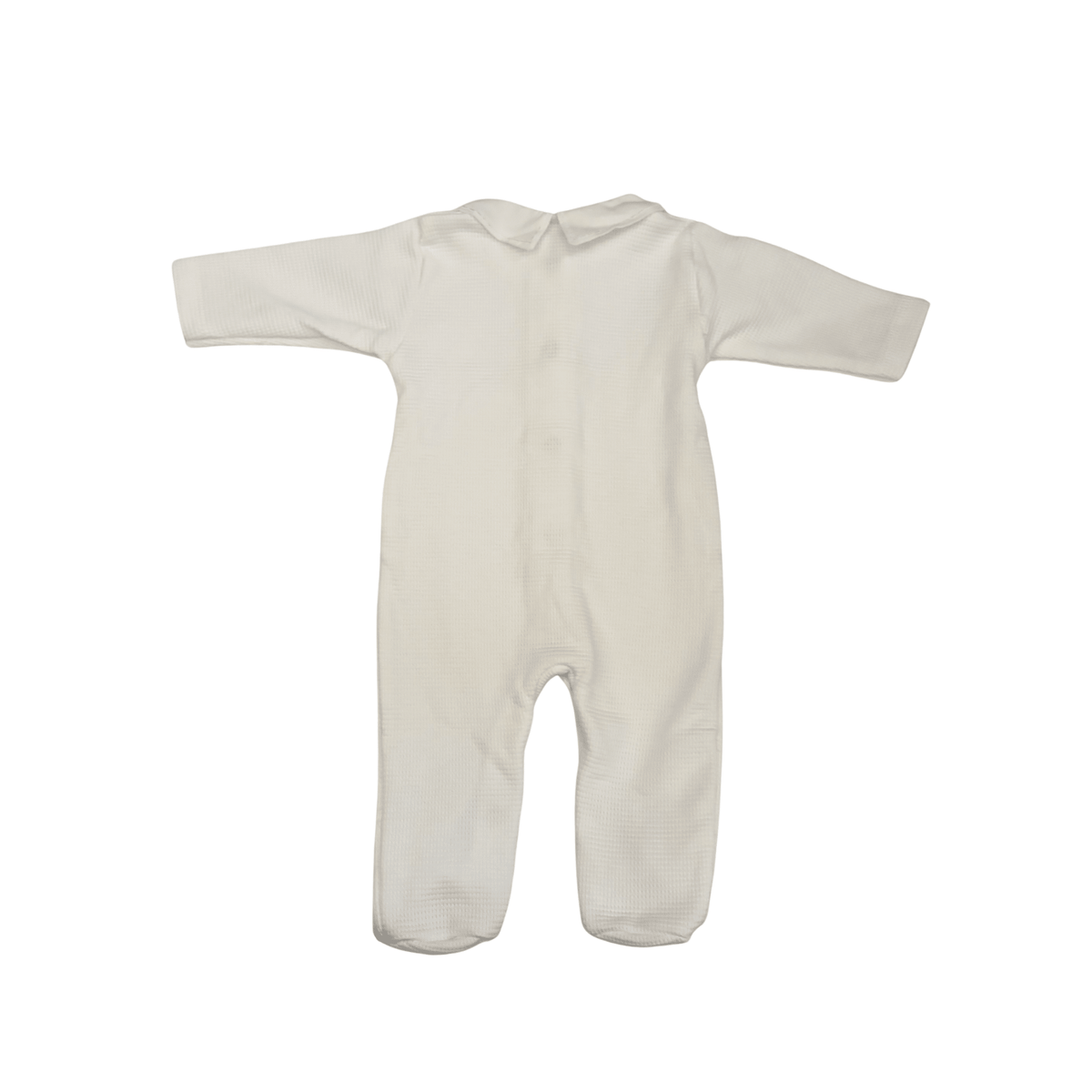 Pyjama bebe coton à col brodé - Tenue naissance