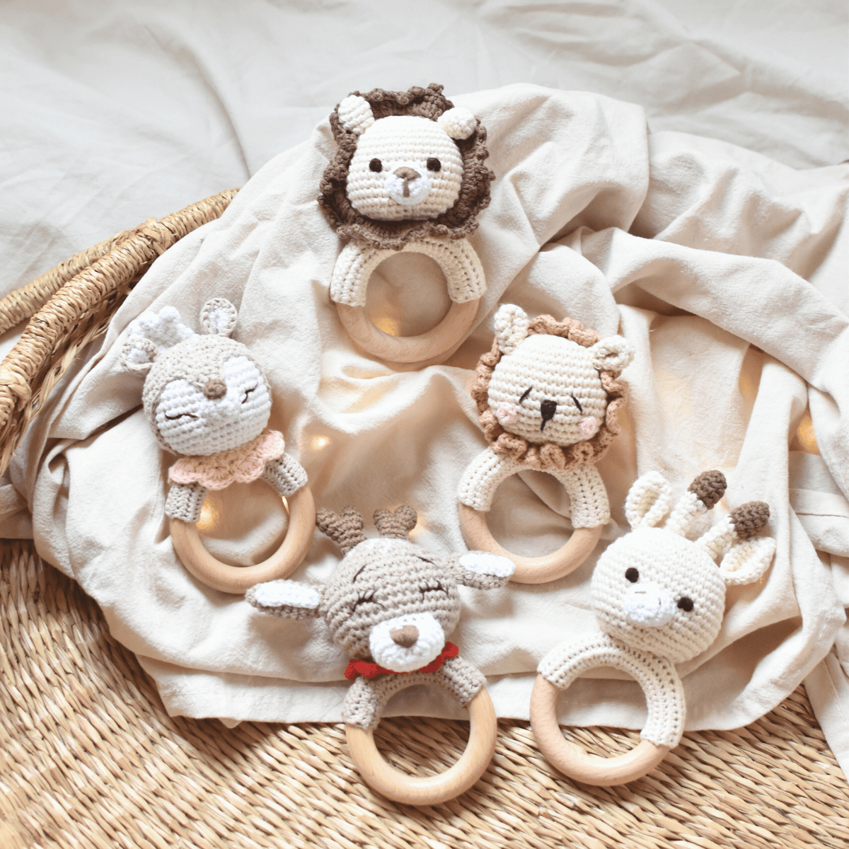 Le hochet en crochet - Nouvelle collection - Personnalisable