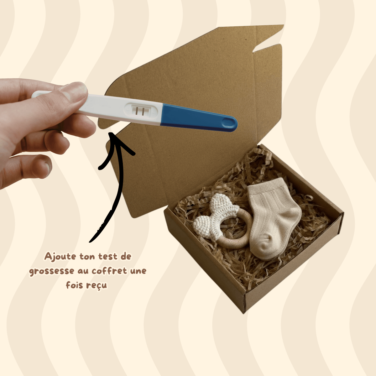 Coffret annonce de grossesse - “Bébé arrive”