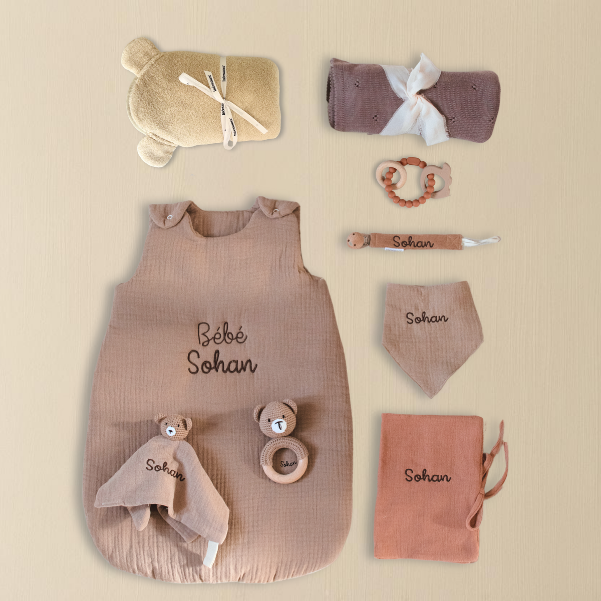 Coffret Naissance - Le Grand Trousseau - 15 Pièces