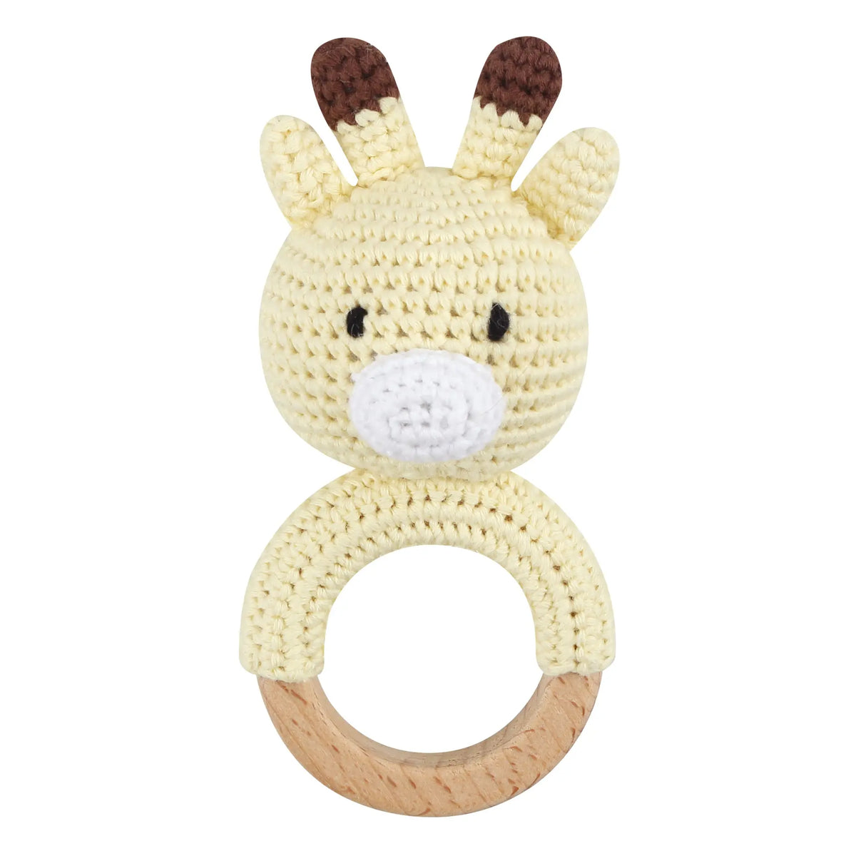 Hochet crochet girafe