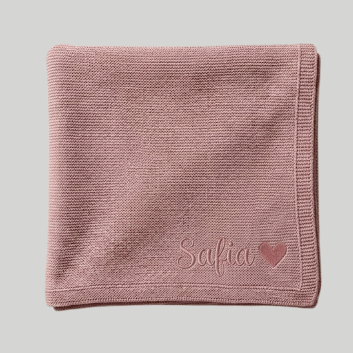 Couverture Bébé en Maille personnalisable