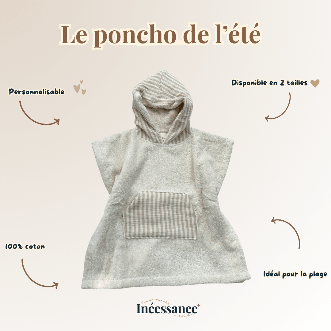 Poncho de plage personnalisé