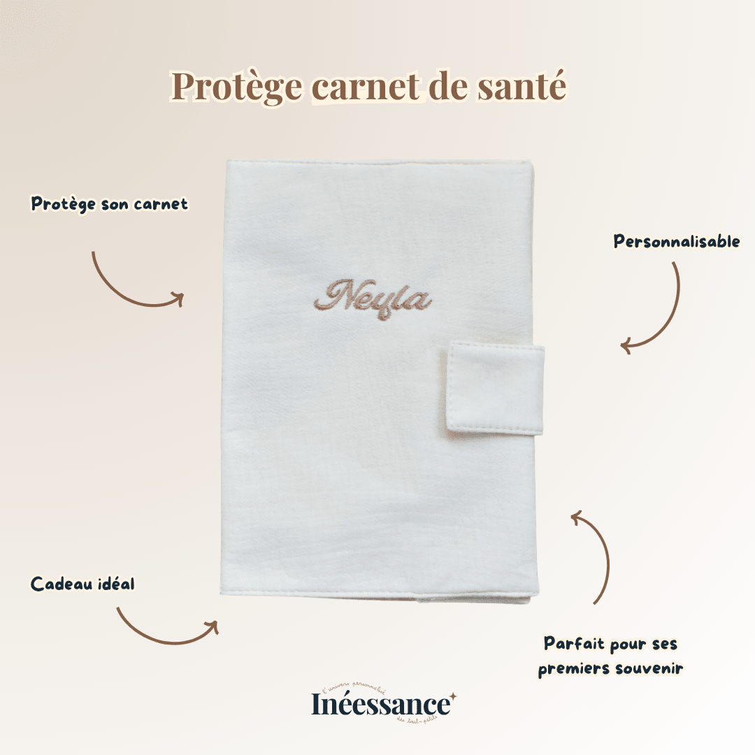 Protège carnet de santé Intemporel - Personnalisable